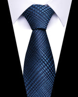Men's Neckties - Formal Classic Patterned Tie (50 Style Options) Sapphire Grid Fade Belts & Ties - Tophatter Daily Deals