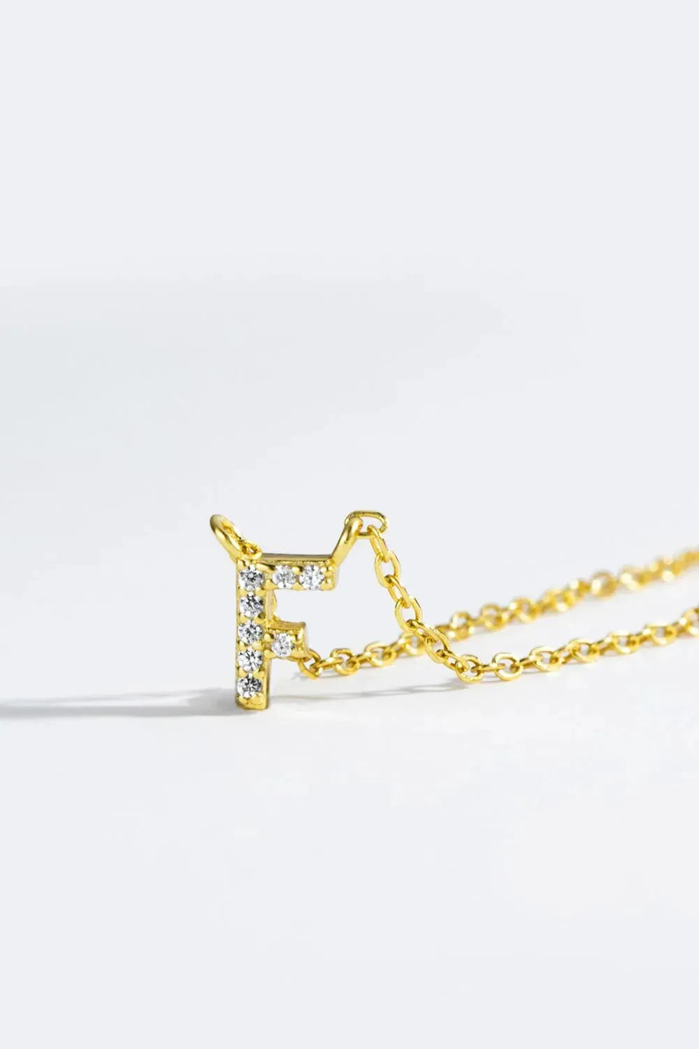 A To F Zircon 925 Sterling Silver Necklace Necklaces - Tophatter Daily Deals