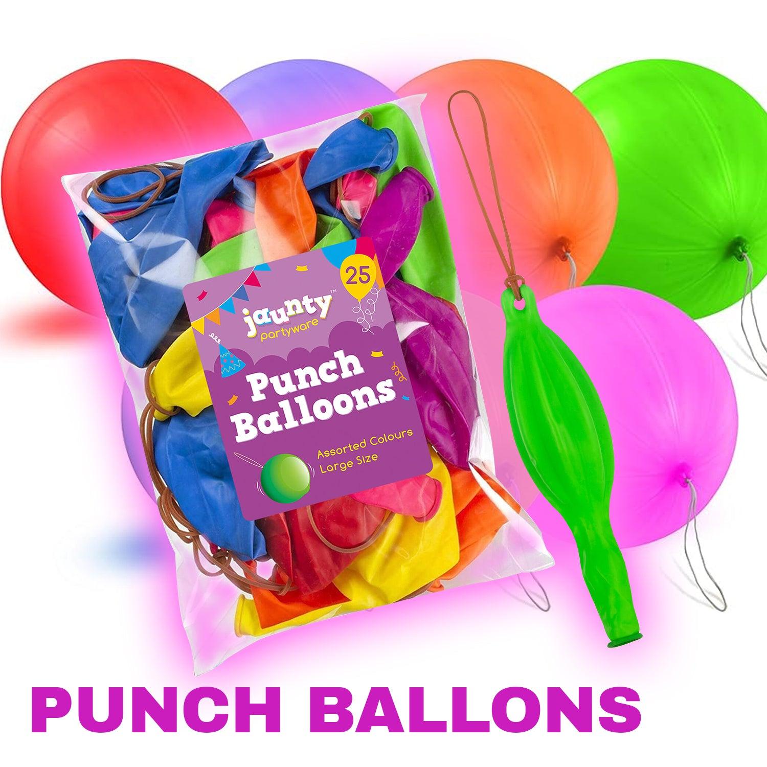 Punch Ball Balloon - 25 Large Party Bag Fillers Goody Childrens Loot Bag Toys Birthday Baby & Toddler - Tophatter Daily Deals