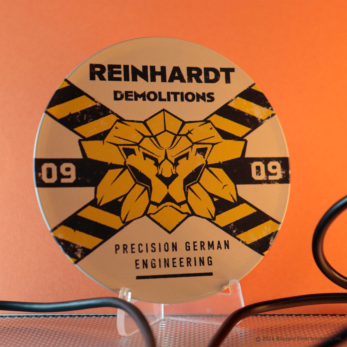 Overwatch - Set of Four Printed Metal Coasters Coaster - Tophatter Daily Deals