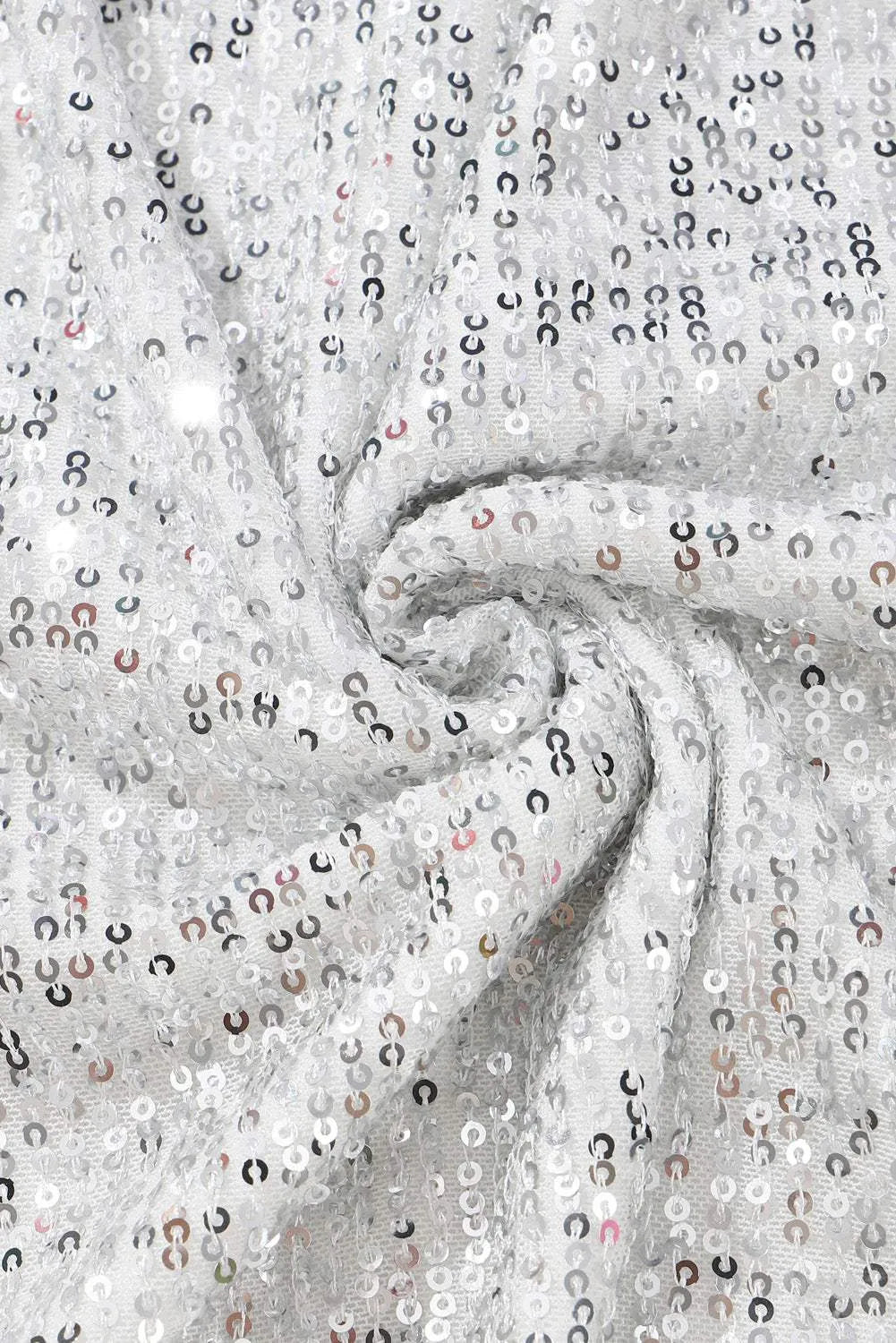 Sequin Tie Front T-Shirt Dress Cocktail Dresses - Tophatter Daily Deals