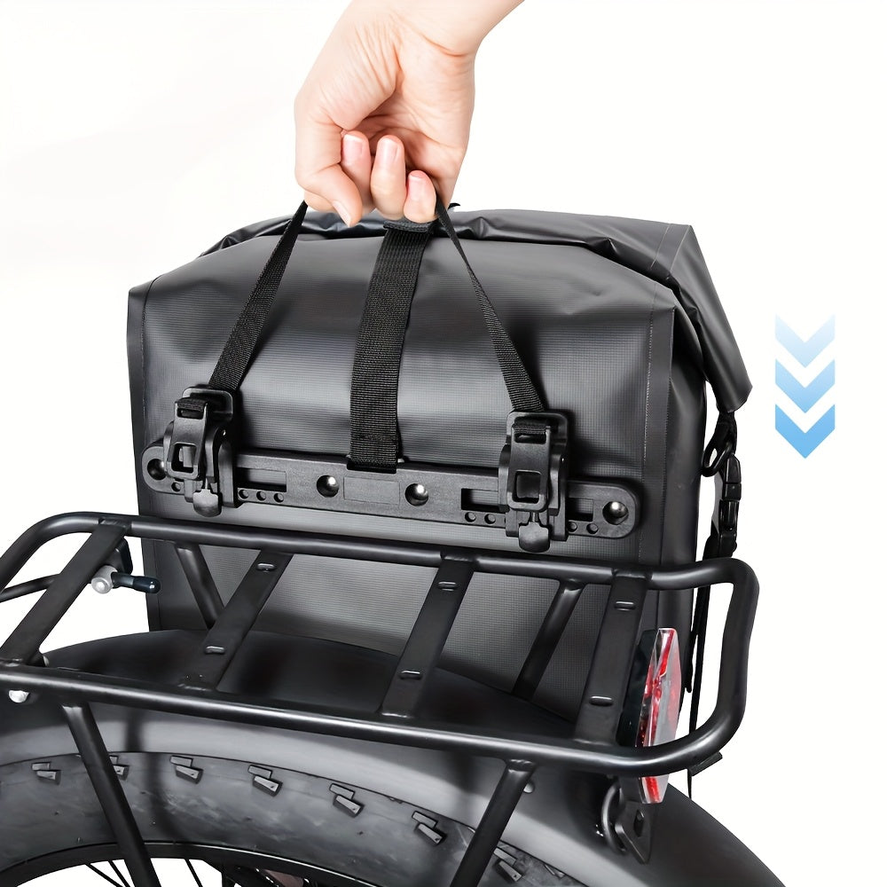 Bicycle Waterproof Rear Pannier Bag Sports & Fitness > Bikes & Accessories > Bicycle Bags - Tophatter Daily Deals