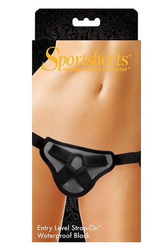 Entry Level Waterproof Strap-On Harness for Beginners Black > Dildos > Strap On Harnesses - Tophatter Daily Deals