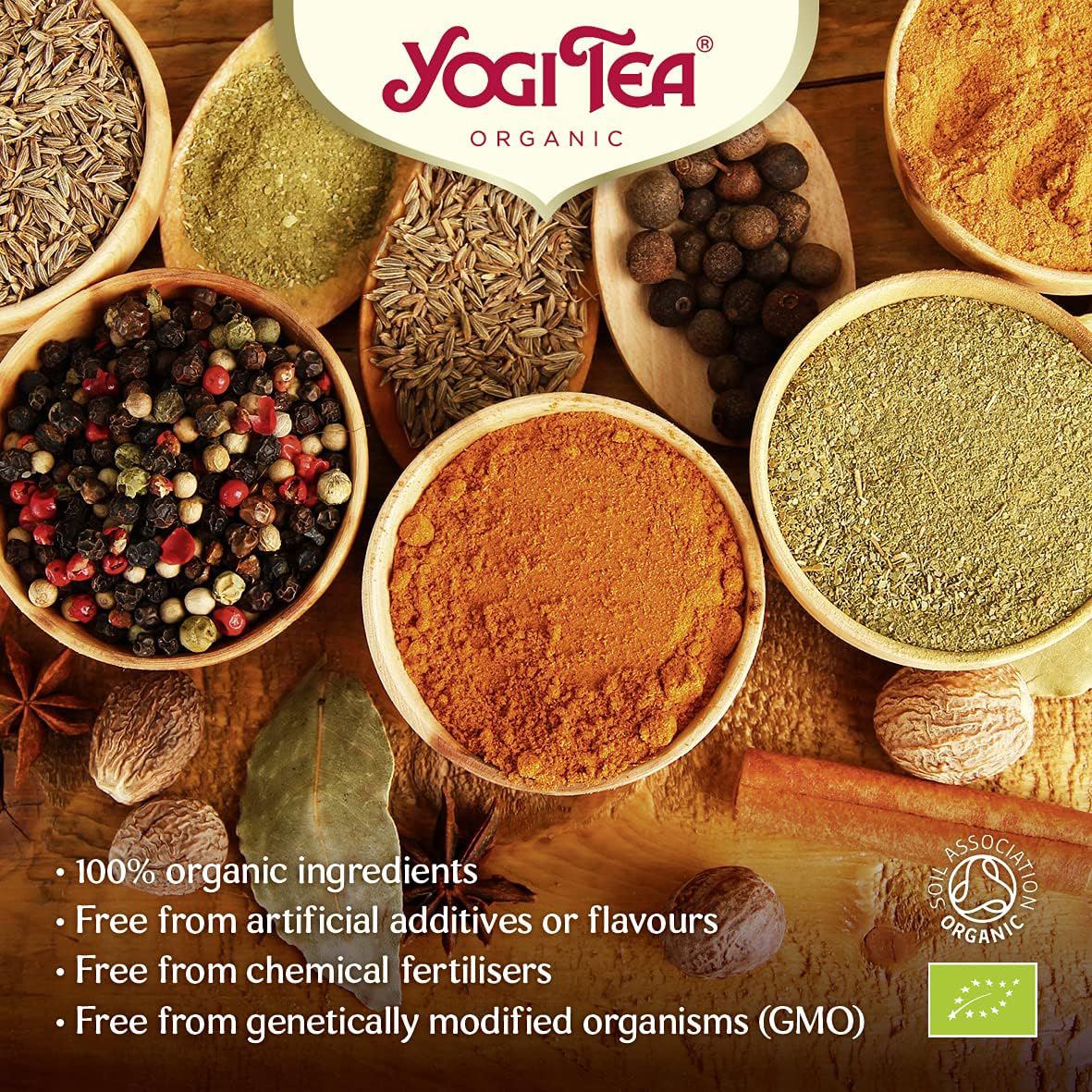Yogi Tea Organic Christmas Advent Calendar | 24 Ayurvedic Herbal & Spiced Teas Advent Calendar - Tophatter Daily Deals