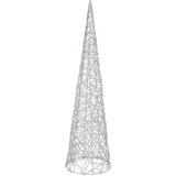 LED Iridescent Cone Light | Light-up Christmas Tree Cone with Timer - 60cm LED Light - Tophatter Daily Deals