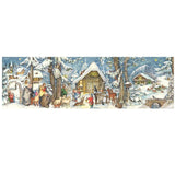 At the Stable Scene | Freestanding Traditional Christmas Paper Advent Calendar Advent Calendar - Tophatter Daily Deals