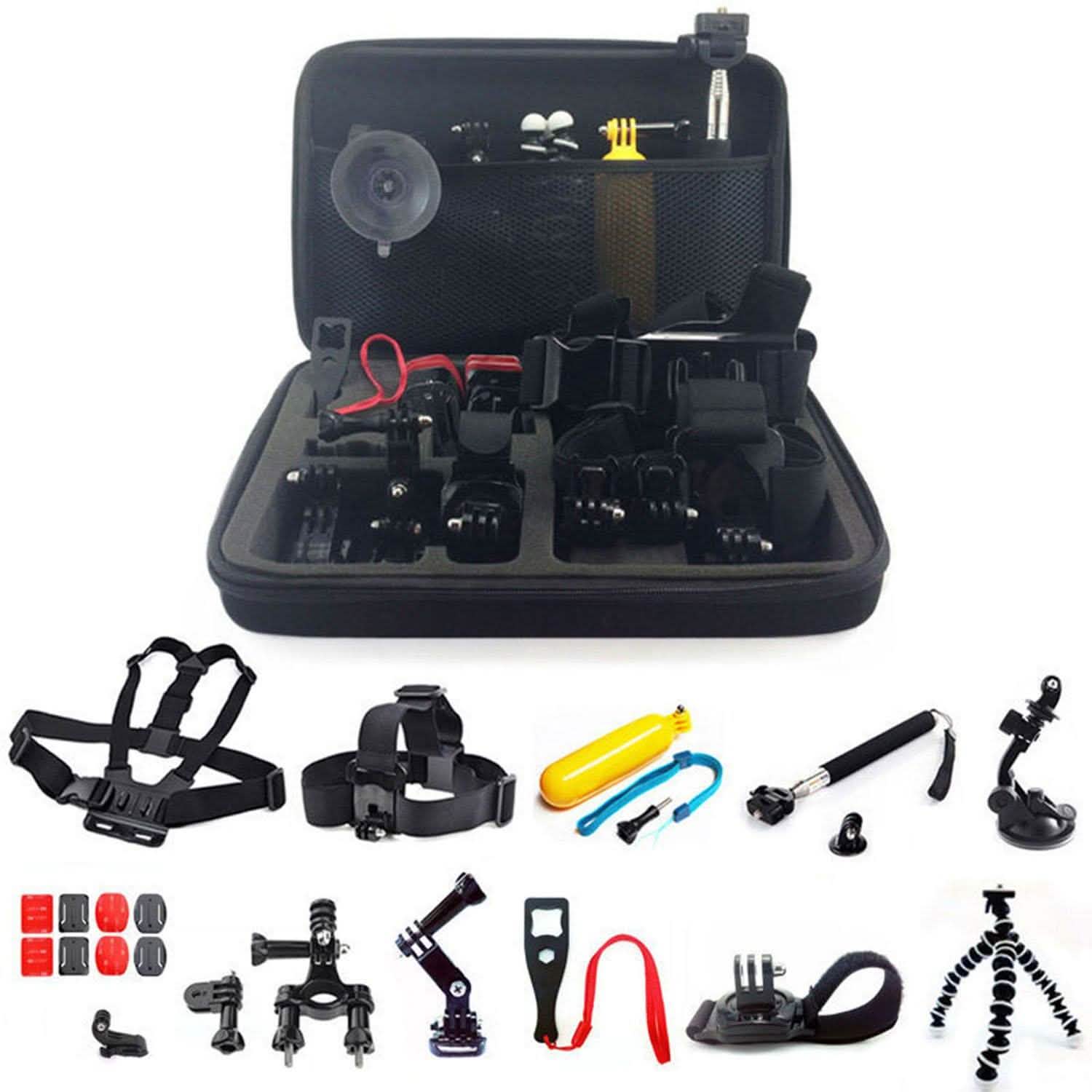 26-in-1 Mount Accessory Kit For GoPro Camera Cameras & Drones - Tophatter Daily Deals