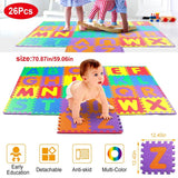26-Piece: Kids Alphabet Play Mat For Infants Baby Toddlers Toys & Games - Tophatter Daily Deals