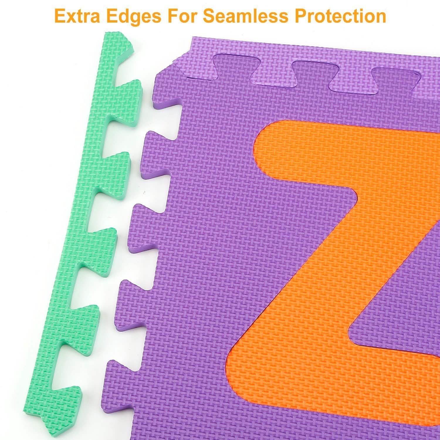 26-Piece: Kids Alphabet Play Mat For Infants Baby Toddlers Toys & Games - Tophatter Daily Deals