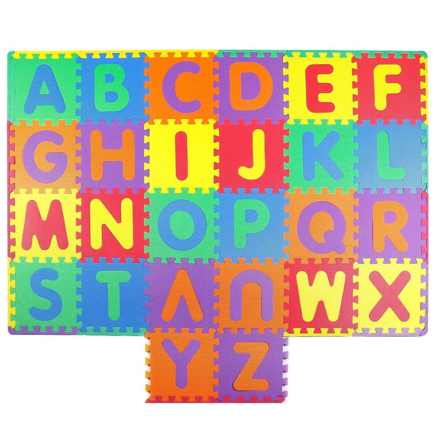 26-Piece: Kids Alphabet Play Mat For Infants Baby Toddlers Toys & Games - Tophatter Daily Deals