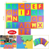 26-Piece: Kids Alphabet Play Mat For Infants Baby Toddlers Toys & Games - Tophatter Daily Deals