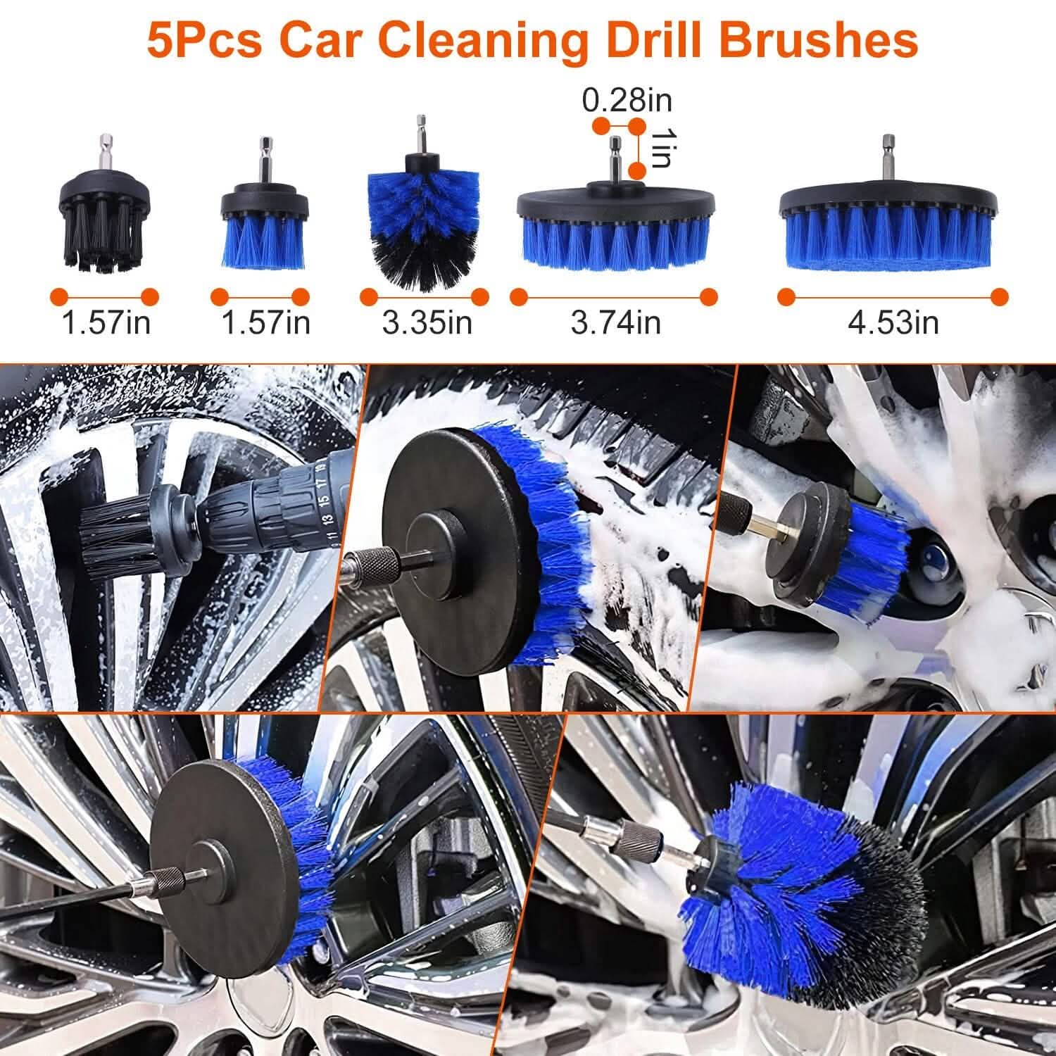 26-Pieces: Car Detailing Brush Kit Automotive - Tophatter Daily Deals