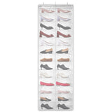 26 Pockets Over the Door Shoe Rack Storage & Organization - Tophatter Daily Deals