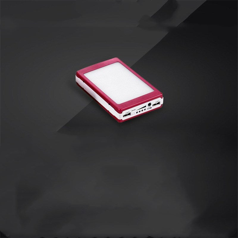 Aluminum alloy camping lamp solar power bank material Rose Red 0 - Tophatter Daily Deals