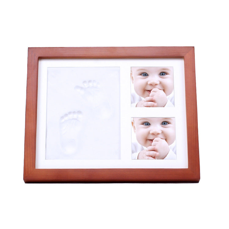 Baby Baby Hand And Foot Print Pad Photo Frame C 0 - Tophatter Daily Deals