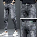 Autumn Men's Jeans Slim Feet 0 - Tophatter Daily Deals