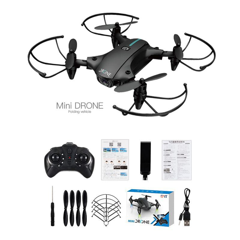 4K Pixel Intelligent Fixed Height Four Axis Aircraft Remote Control Aircraft Black USB 0 - Tophatter Daily Deals