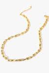 18K Stainless Steel U-Shape Chain Necklace Necklaces - Tophatter Daily Deals