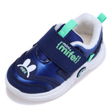 Breathable mesh shoes and children's shoes, baby non-slip toddler shoes, functional shoes Two cotton dark blue 0 - Tophatter Daily Deals