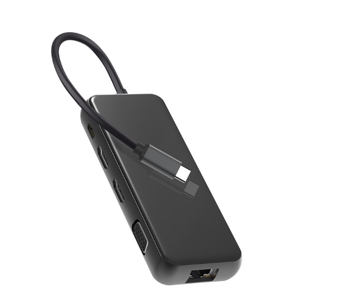 9in1 dual HDMI + VGA + Gigabit network card 0 - Tophatter Daily Deals