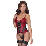 Cottelli Basque and Thong Set – Lace Lingerie > Clothes > Lingerie Sets - Tophatter Daily Deals