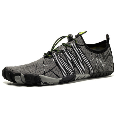 Beautiful wading shoes men's shoes outdoor river shoes ladies non-slip diving shoes Gray 0 - Tophatter Daily Deals