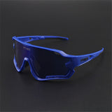 Bicycle glasses sunglasses goggles Blue frame 0 - Tophatter Daily Deals