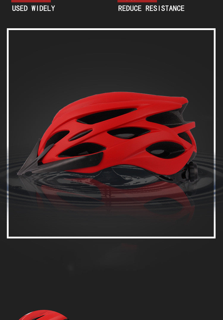Bicycle Helmet Head Cap Integrated Mountain Road Bike Bicycle Light 0 - Tophatter Daily Deals