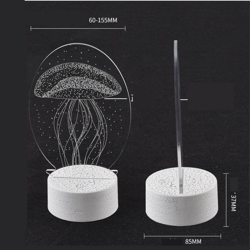3D Small Table Lamp 0 - Tophatter Daily Deals