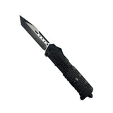 Armed Force Tactical 5.5" OTF Knife with Tanto Blade Black - Tophatter Daily Deals
