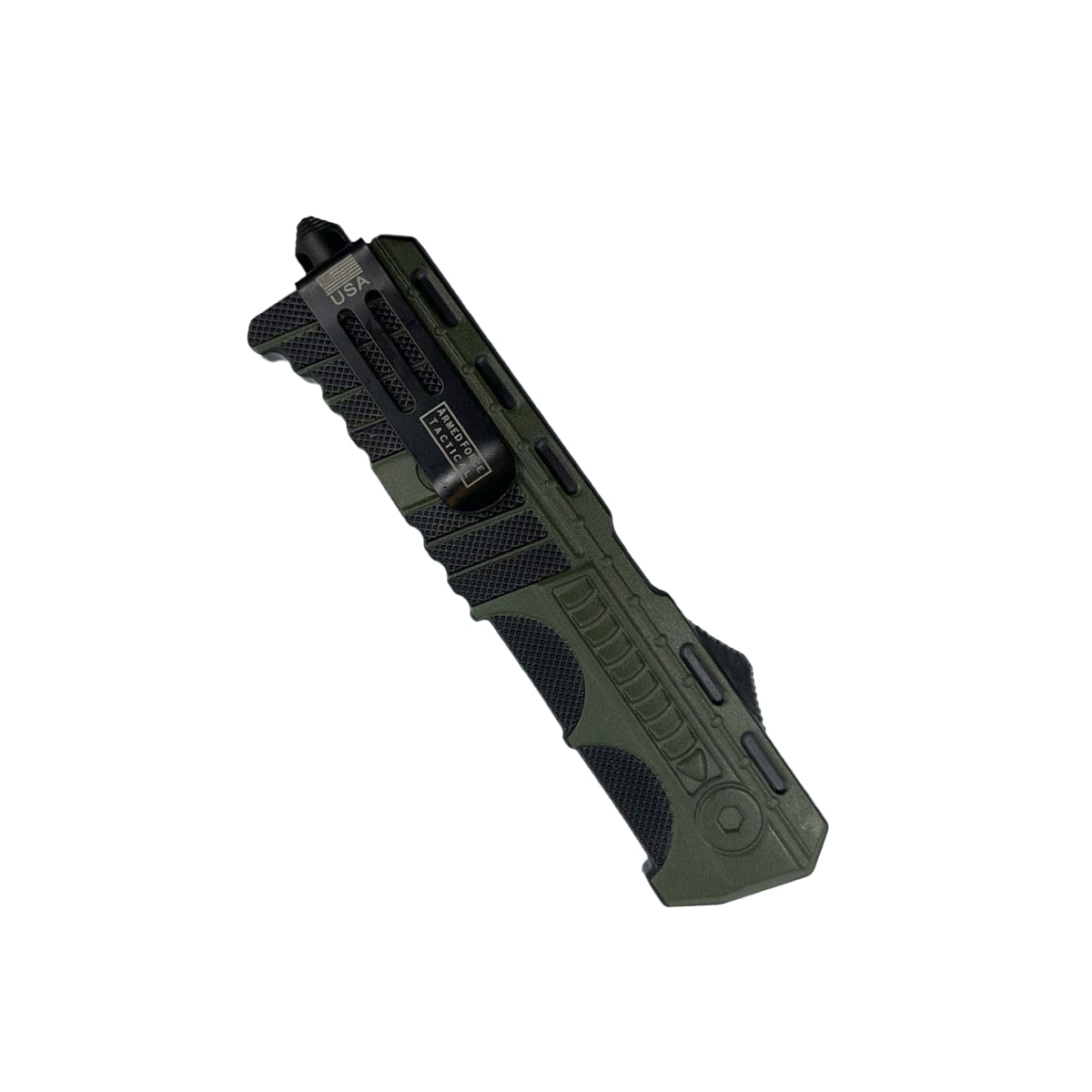 Armed Force Tactical 5.5" OTF Knife with Tanto Blade - Tophatter Daily Deals