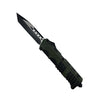 Armed Force Tactical 5.5" OTF Knife with Tanto Blade Green - Tophatter Daily Deals
