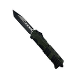 Armed Force Tactical 5.5" OTF Knife with Tanto Blade Green - Tophatter Daily Deals