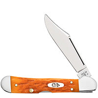 Case Mini Copperlock - Peach Seed Jig Persimmon Orange Bone - 26563 Knives - Tophatter Daily Deals