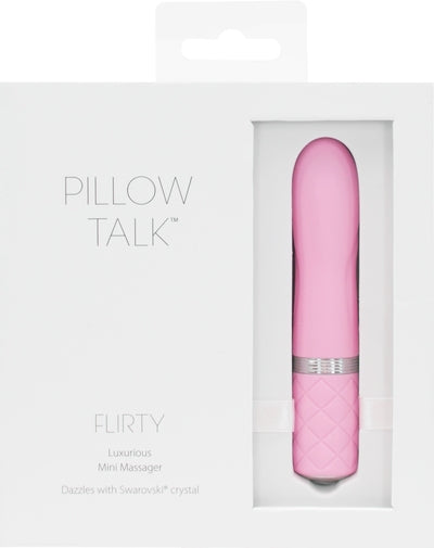 Pillow Talk Flirty Vibe with Swarovski Crystal – Small Vibrator > Vibrators > Standard Vibrators - Tophatter Daily Deals