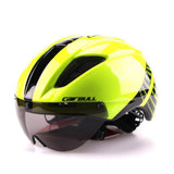 Bicycle Aero Helmet Cycling Helmet Road Mountain Integral Triathlon Bike Helmet Men Race Airo Time-Trial TT Bike Helmet Fluorescent yellow 0 - Tophatter Daily Deals