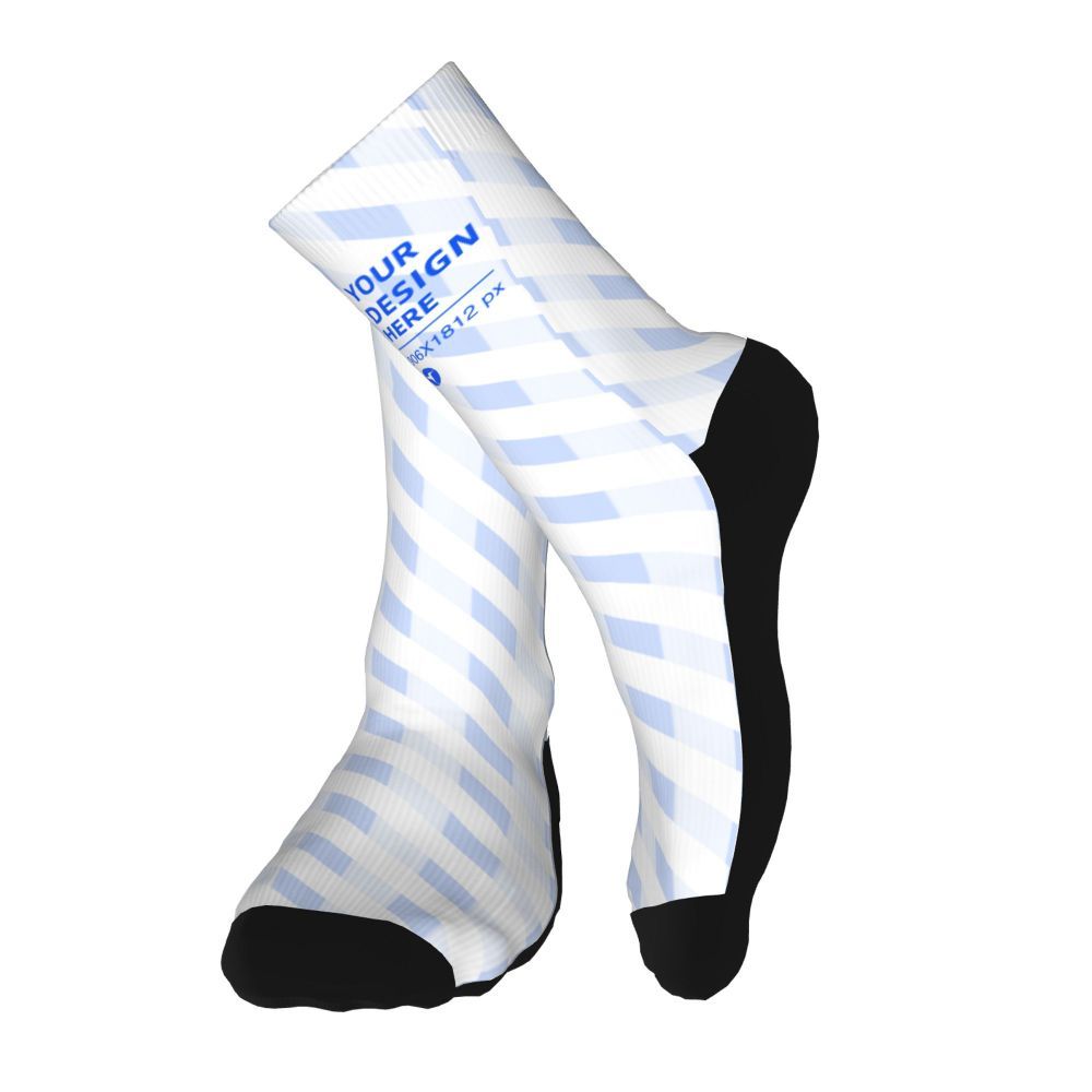 16in Thick Contrast Color Mild Skin-friendly Socks 7 - Tophatter Daily Deals