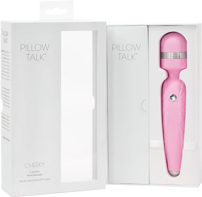 Pillow Talk Cheeky Wand – Luxury Wand Vibrator with Swarovski Crystal > Sex Toys > Massage Wands - Tophatter Daily Deals
