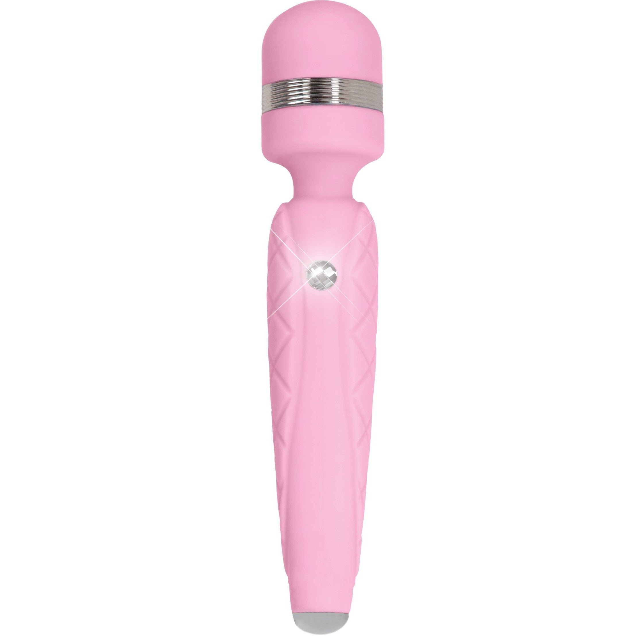 Pillow Talk Cheeky Vibrating Massage Wand in Pink Massage Wand - Tophatter Daily Deals