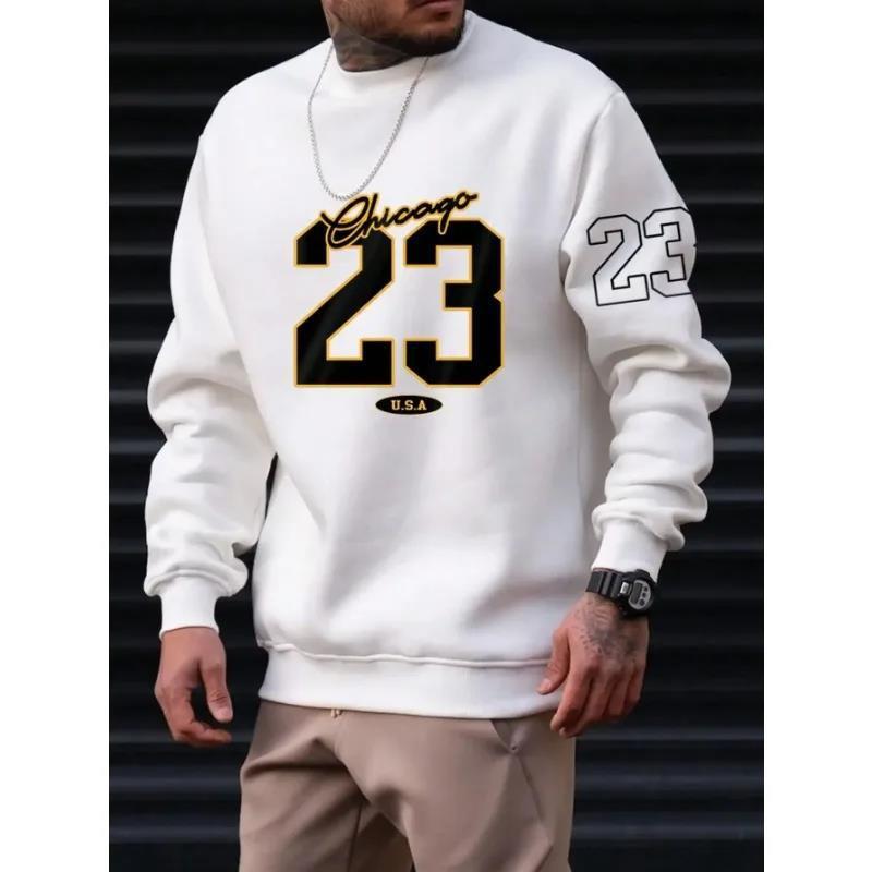 Warm Men’s Sweatshirt – Relaxed Crewneck, Fleece, Casual 3D Changing Face Moving Picture Frame - Tophatter Daily Deals
