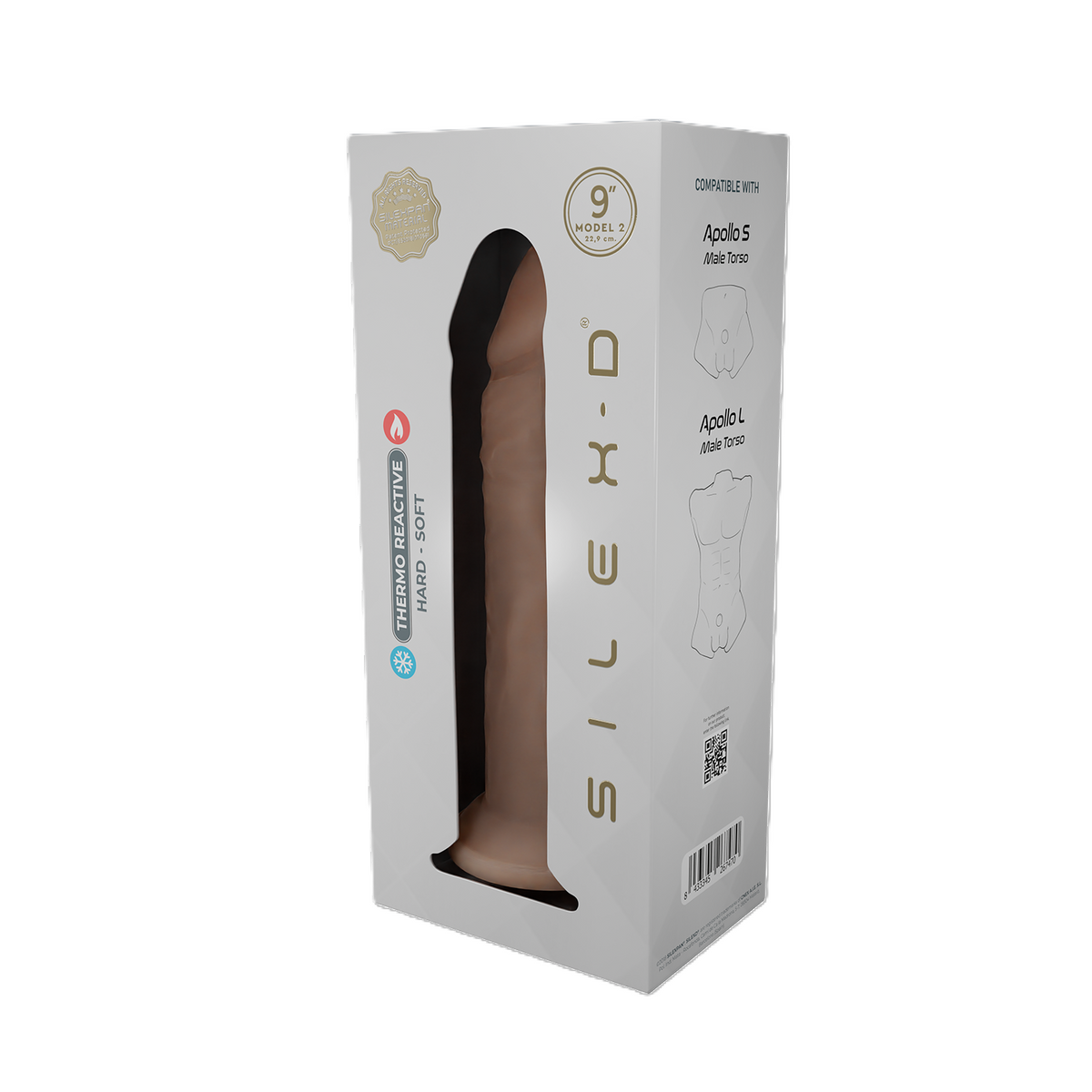 Silexd 9 Inch Model 2 Liquid Silicone Dong in Flesh > Dildos > Large Dildos - Tophatter Daily Deals
