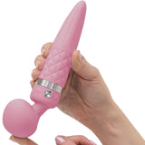 Pillow Talk Sultry Massage Wand Vibrator in Pink Massage Wand - Tophatter Daily Deals