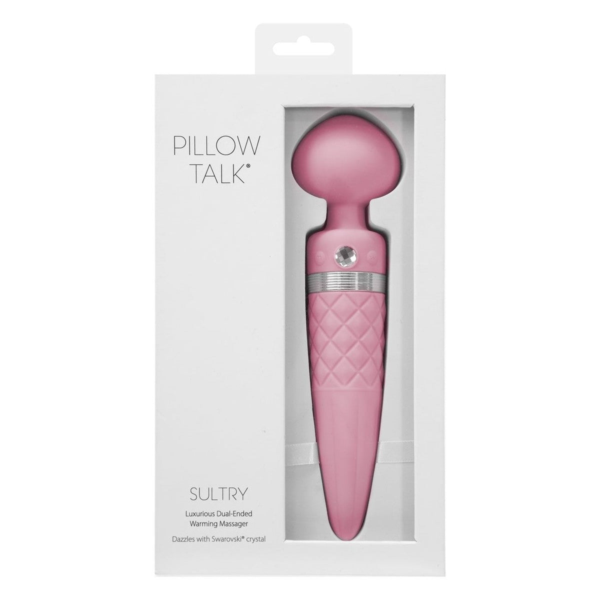 Pillow Talk Sultry Massage Wand Vibrator in Pink Massage Wand - Tophatter Daily Deals