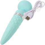 Pillow Talk Sultry Massage Wand Vibrator in Teal Massage Wand - Tophatter Daily Deals