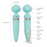 Pillow Talk Sultry Massage Wand Vibrator in Teal Massage Wand - Tophatter Daily Deals