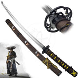Ghost of Yotei - Hawks Talon Display (Straight) Katana (Game Brown Version) Katana - Tophatter Daily Deals