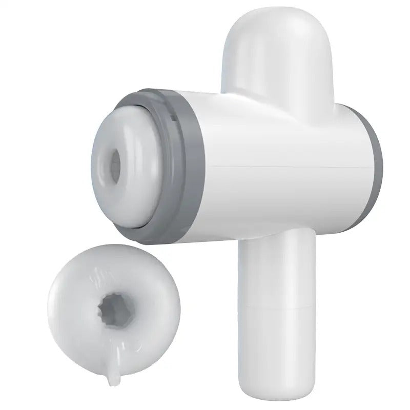 Acmejoy - Automatic Lubrication 8 Thrusting & Sucking Handheld Male Stroker Masturbation Cup - Tophatter Daily Deals