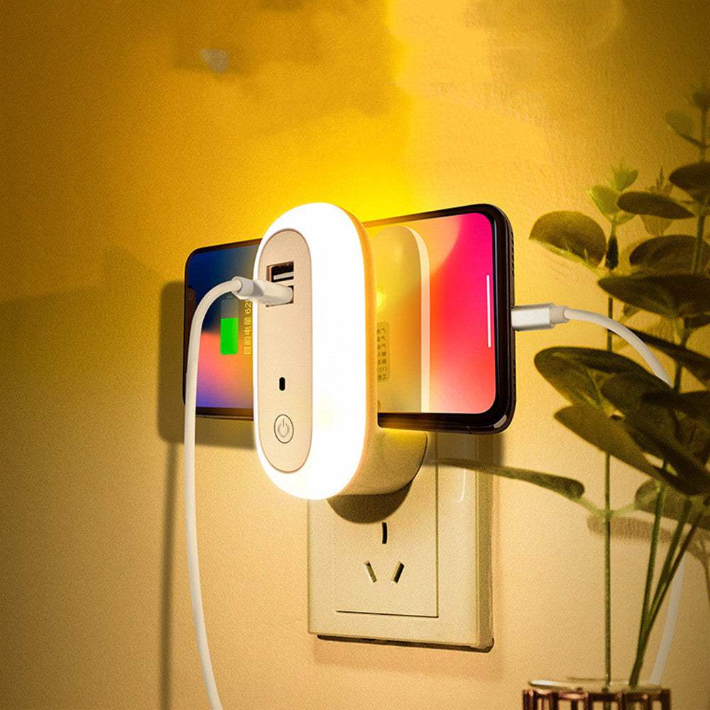 Tophatter's™ LED Night Light & Charging Station Night Lights & Ambient Lighting - Tophatter Daily Deals