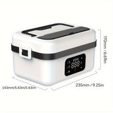 Electric Heated Lunch Box USB Rechargeable 1000ml Kitchen Appliances - Tophatter Daily Deals