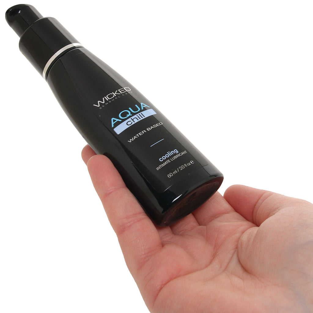 Aqua Chill Cooling Water Based Lube in 2oz/60mL Lubes and Lotions > Stimulating Lubricants - Tophatter Daily Deals